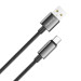 ColorWay Кабель ColorWay USB - USB Type-C (M/M), zinc alloy braided, 3А, 2 м, Black (CW-CBUC099-BK)