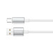 ColorWay Кабель ColorWay USB - USB Type-C (M/M), zinc alloy braided, 3А, 2 м, White (CW-CBUC099-WT)