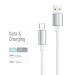 ColorWay Кабель ColorWay USB - USB Type-C (M/M), zinc alloy braided, 3А, 2 м, White (CW-CBUC099-WT)