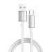 ColorWay Кабель ColorWay USB - USB Type-C (M/M), zinc alloy braided, 3А, 2 м, White (CW-CBUC099-WT)