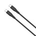 ColorWay Кабель ColorWay USB Type-C - USB Type-C (M/M), textured PVC, 3А, 1 м, Black (CW-CBPDCC094-BK)