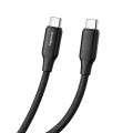 ColorWay Кабель ColorWay USB Type-C - USB Type-C (M/M), TPE embossed, 3А, 2 м, Black (CW-CBPDCC102-BK)