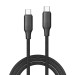 ColorWay Кабель ColorWay USB Type-C - USB Type-C (M/M), TPE embossed, 3А, 2 м, Black (CW-CBPDCC102-BK)