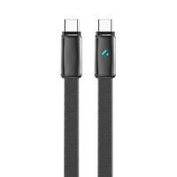 Кабель ColorWay USB Type-C - USB Type-C (M/M), ultra-thin, 5А, 1 м, Black (CW-CBPDCC100-BK)