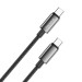 ColorWay Кабель ColorWay USB Type-C - USB Type-C (M/M), zinc alloy braided, 5А, 2 м, Black (CW-CBPDCC099-BK)