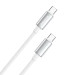ColorWay Кабель ColorWay USB Type-C - USB Type-C (M/M), zinc alloy braided, 5А, 2 м, White (CW-CBPDCC099-WT)