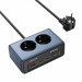 ColorWay Фільтр живлення ColorWay CW-CHE25PDB 45W 2 розетки, 1xUSB-A 2xUSB-C, 2 м, синій