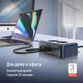 ColorWay Фільтр живлення ColorWay CW-CHE25PDB 45W 2 розетки, 1xUSB-A 2xUSB-C, 2 м, синій