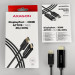 AXAGON Кабель AXAGON RVD-HI14C2 HDMI-DisplayPort, 1.8m, 4K/30Hz, чорний