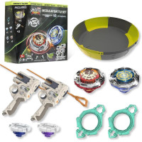Набір Infinity Nado VII Pro Series Modular Battle Set Громовий Мисливець Тіней і Вогняне Колесо Вибуху (Thunder Shadow Hunter vs Fiery Blast Wheel)
