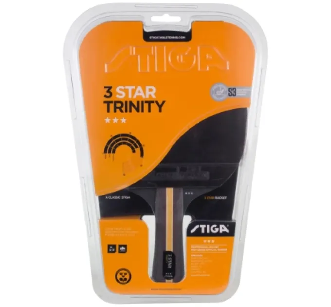 Stiga Ракетка для настільного тенісу Stiga Trinity 3 Star FL (1213-3616-01) (931154)