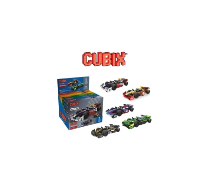 Cubix Конструктор Cubix AUTO FORMULA червоний (43124-red)
