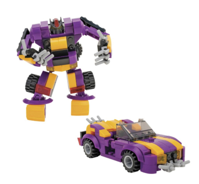 Cubix Конструктор Cubix Traxfigure 2-в-1, фіолетовий (39727-violet)