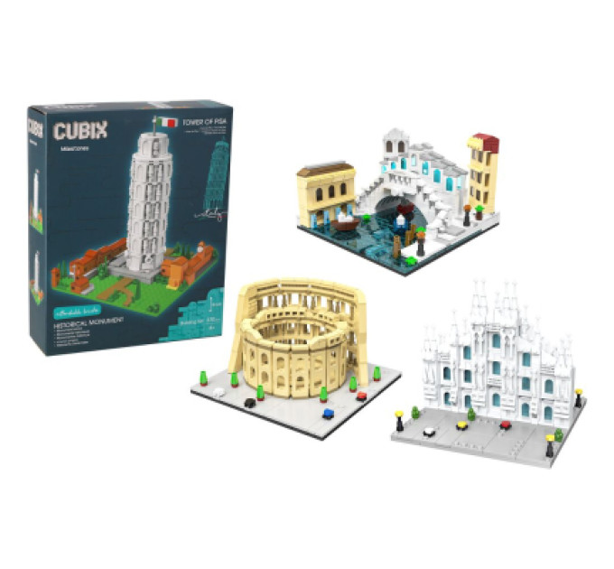 Cubix Конструктор Cubix Визначні місця Італії, Міст Ріальто (42896/4)