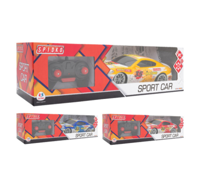 SPIDKO Радіокерована іграшка SPIDKO Sports car зі світлом 116, червоний (40997/3)
