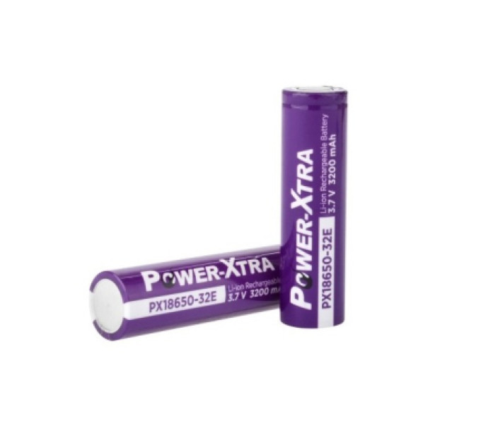 Power-Xtra Акумулятор 18650 3200mAh, 3.7V, violet Power-Xtra (PX18650-32V / 29750)