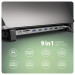 AXAGON Хаб концентратор AXAGON HMC-10HLS USB-C 5Гбіт/с 9in1 hub, сірий