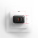 AXAGON Мережевий зарядний пристрій з дисплеєм AXAGON ACU-PQ67D, 2x port (USB + USB-C), PD3.0/QC4+/PPS/Apple, 67W, сірий
