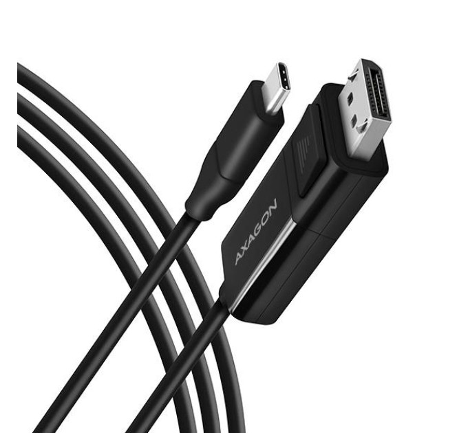 AXAGON Кабель AXAGON RVC-DPC USB-C-DisplayPort, 1.8m, 4K/60Hz, чорний