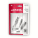 AXAGON Зарядний та аудіо адаптер AXAGON ADA-HCPD USB-C to Mini-Jack 3.5 mm HI-RES DAC and USB-C 60W, чорний
