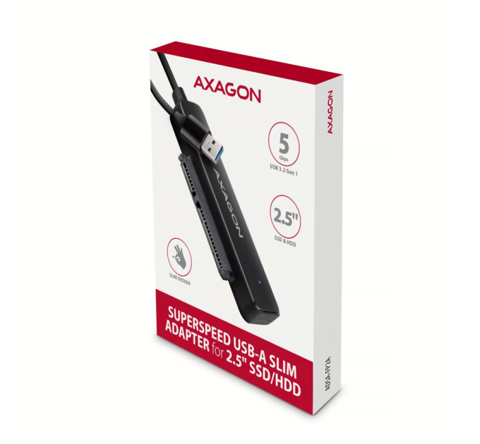 AXAGON Адаптер перехідник AXAGON ADSA-FP2A 5Gbps SLIM of 2.5" SATA SSD/HDD