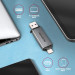 AXAGON Кардрідер AXAGON CRE-DAC SuperSpeed USB-C + USB-A card reader
