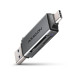 AXAGON Кардрідер AXAGON CRE-DAC SuperSpeed USB-C + USB-A card reader