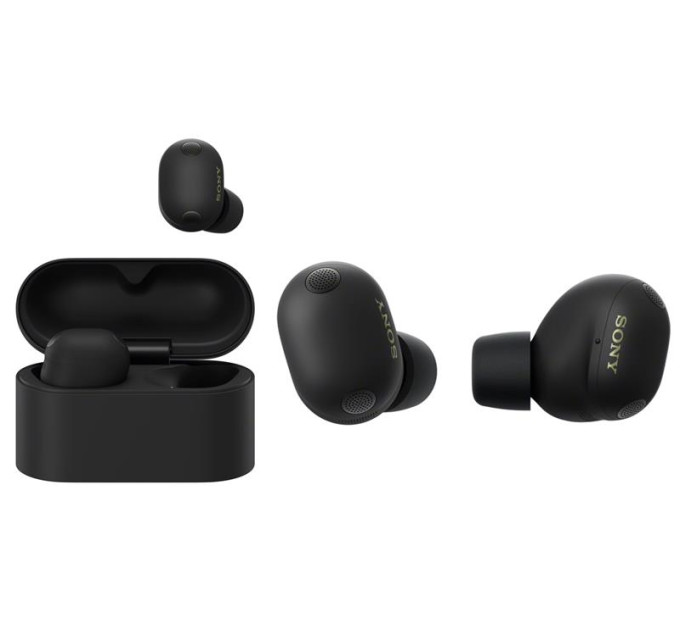 Sony Multimedia Навушники TWS Sony WF-1000XM6 BT 5.3, ANC, Hi-Res, IPX4, SBC, AAC, LDAC, LC3, Mic, Чорний