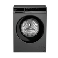 Пральна машина Candy ProWash 550 фронтальна, 8кг, 1400, A, 42.7см, дисплей, пара, інвертор, люк чорний, cріблястий
