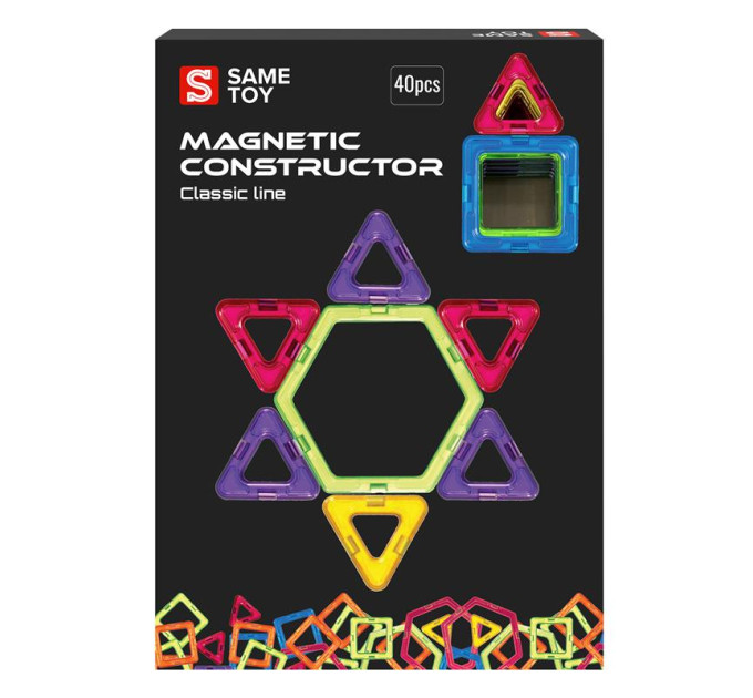Same Toy Магнітний конструктор Same toy Classic line 40ел