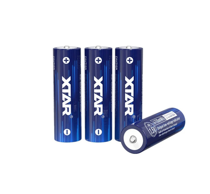 XTAR Акумулятор XTAR AA/HR06 Li-ion 4150 mAh 4 шт.