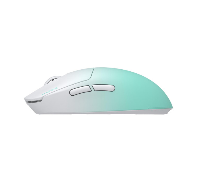 Hator Мишка Hator Quasar 3 Ultima 8K Wireless/Bluetooth/USB White/Mint (HTM761)