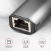 AXAGON Мережевий адаптер AXAGON ADE-25RC SuperSpeed USB-C 2.5 gigabit, сірий