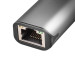 AXAGON Мережевий адаптер AXAGON ADE-25RC SuperSpeed USB-C 2.5 gigabit, сірий