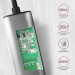 AXAGON Мережевий адаптер AXAGON ADE-25RC SuperSpeed USB-C 2.5 gigabit, сірий