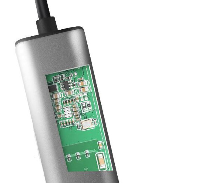 AXAGON Мережевий адаптер AXAGON ADE-25RC SuperSpeed USB-C 2.5 gigabit, сірий
