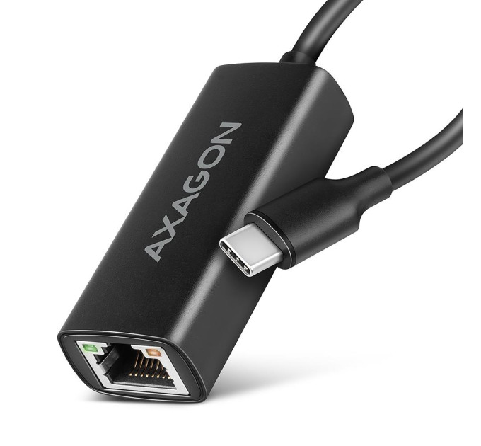 AXAGON Мережевий адаптер AXAGON ADE-ARC USB-C 1 gigabit, чорний