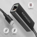 AXAGON Мережевий адаптер AXAGON ADE-ARC USB-C 1 gigabit, чорний