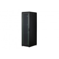 Шафа DIGITUS 19", 42U, Network Unique, перфоровані двері, 600x800 мм, 1200кг максимально, чорна