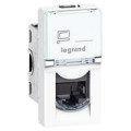 Legrand SCS Розетка Legrand Mosaic, CAT 5e, RJ45, UTP, інформаційна, 1 модуль, білий