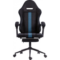 Крісло ігрове GT Racer X-2331 Black/Blue (X-2331 Fabric Black/Blue)