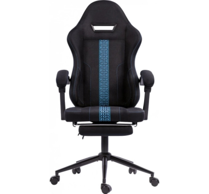 GT Racer Крісло ігрове GT Racer X-2331 Black/Blue (X-2331 Fabric Black/Blue)
