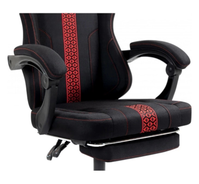 GT Racer Крісло ігрове GT Racer X-2331 Black/Red (X-2331 Fabric Black/Red)