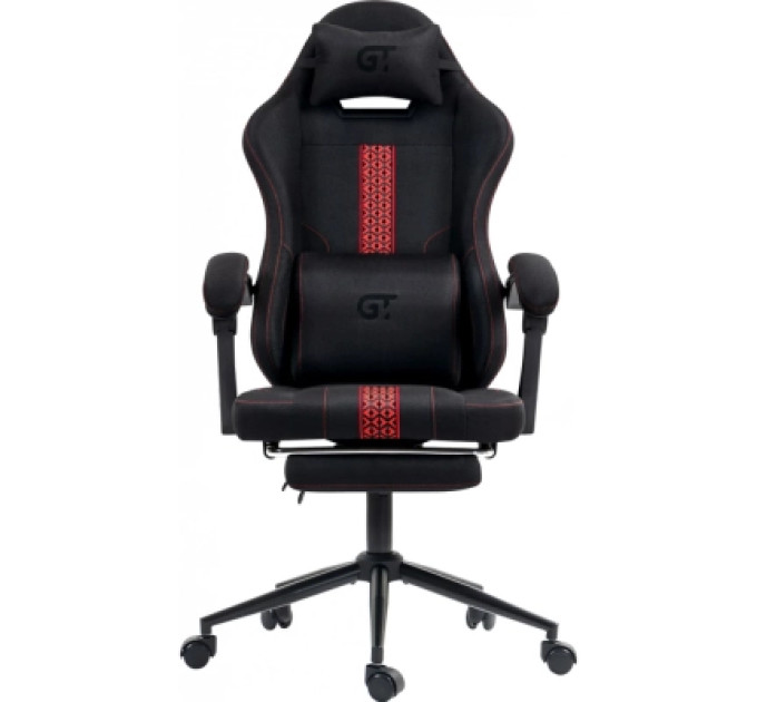 GT Racer Крісло ігрове GT Racer X-2331 Black/Red (X-2331 Fabric Black/Red)