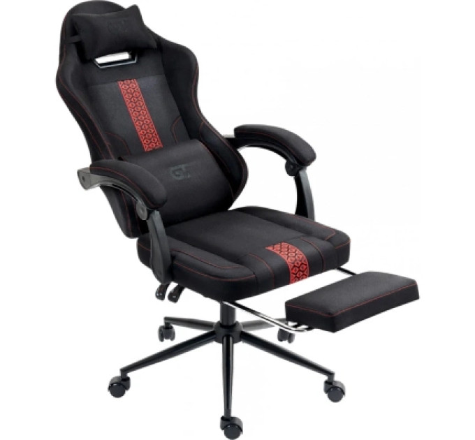 GT Racer Крісло ігрове GT Racer X-2331 Black/Red (X-2331 Fabric Black/Red)