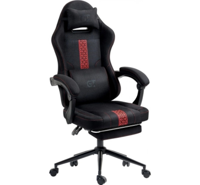 GT Racer Крісло ігрове GT Racer X-2331 Black/Red (X-2331 Fabric Black/Red)