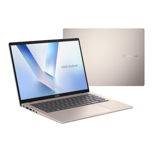 ASUS computers Ноутбук ASUS Vivobook 14 M1407KA-LY142 14" WUXGA IPS, AMD AI 5 330, 16GB, F512GB, UMA, NoOS, Золотистий