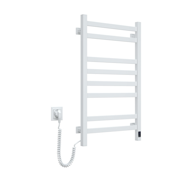 ARDESTO Sanitary Рушникосушка ARDESTO електрична Star AV, 800x480х71мм, таймер-регулятор Wi-Fi, сталь,ліве підключення, білий