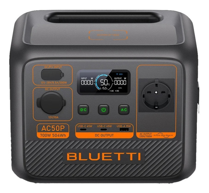 BLUETTI Зарядна станція Bluetti AC50P, 504Wh, 700W, LiFePO4_OEM