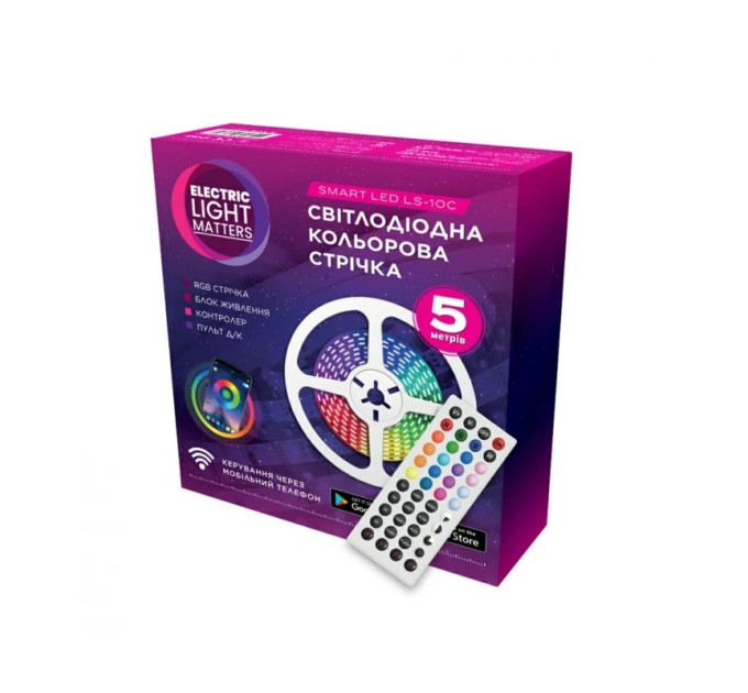 ELM Світлодіодна стрічка ELM 5050 30LED IP20 RGB (19-0015)